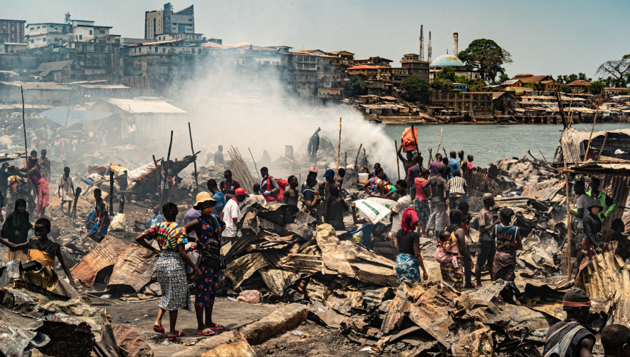 Sierra Leone: Brände sind zunehmende Gefahr in Armenvierteln