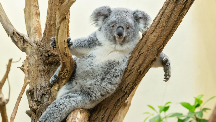 Koala-Mädchen wird erwachsen