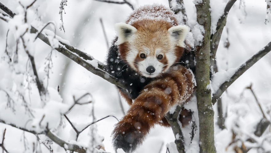 Tiergarten freut sich über Öffnung und Schnee
